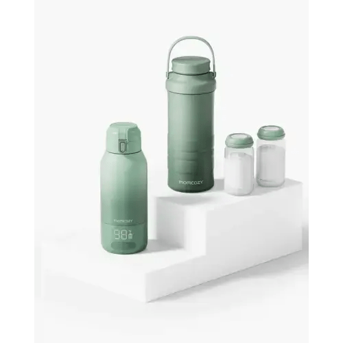 On-the-Go Bundle: Portable Baby Bottle Warmer + 22oz Baby Bottle Cooler