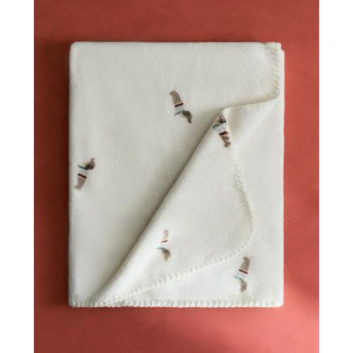 BABY DACHSHUND FLEECE BLANKET