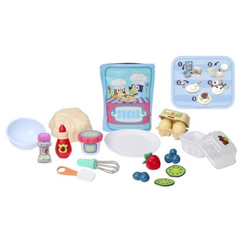 Little Tikes Creative Chefs Bluey Pavlova Kit with 15 Accessories, Pretend Play Cooking Set, for Boys and Girls Ages 3+ Years