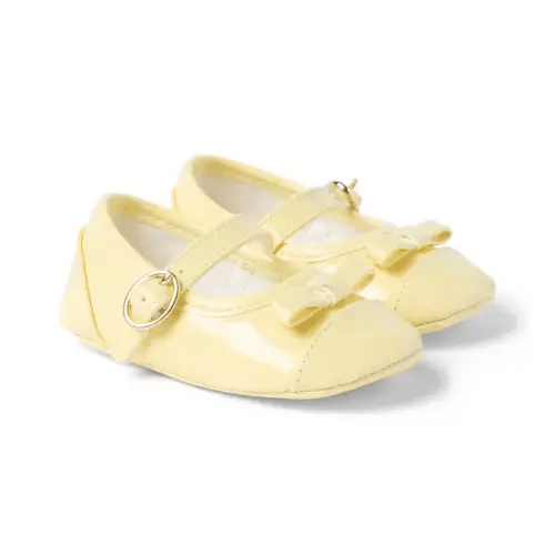 12-18 Months, Baby Dawn Yellow Baby Bow Ballet Flat by Janie and Jack