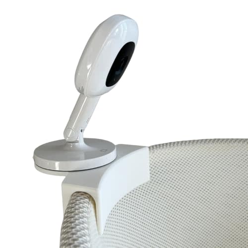 Mount for Nanit & SNOO Bassinet - Accessory - Clip-On Camera Adapter for Flex Stand & 1/4" Baby Monitors - Secure Fit, Easy Install, USA Made by Aureli