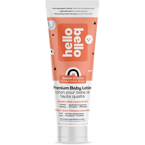 Hello Bello Lotion Gentle Sweet Cream, 250 Milliliters