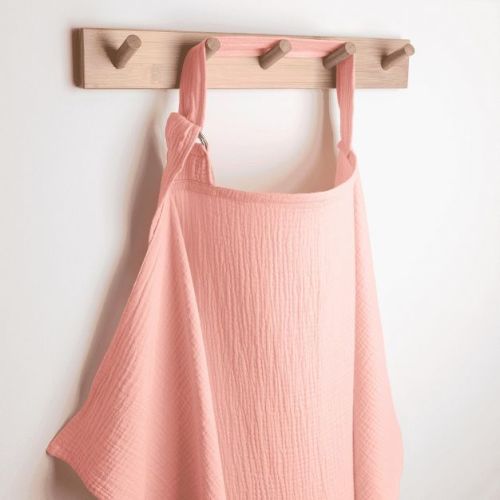 Muslin Nursing Cover for Baby Breastfeeding, Soft & Breathable Breastfeeding Cover for Mom by Comfy Cubs