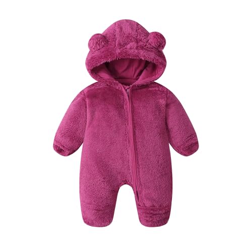 Newborn Baby Boy Snowsuit Toddler Girl Infant Fleece Winter Coat | LECHARMEBB