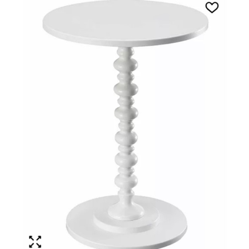 17.75" Medium-Density Fiberboard Palm Beach Spindle Table