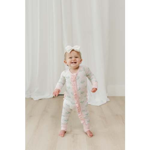 Pretty by Par- Zip Up Footie