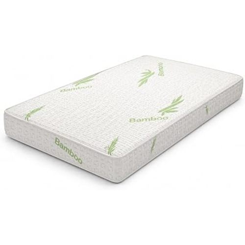 Ababy Bassinet & Cradle Mattress – Water-Resistant Bamboo Cover, Firm Polyurethane Foam Core, Structured Corners & Reinforced Edges – Breathable Infant Toddler Mattress, Replacement Pad (36x18x2)