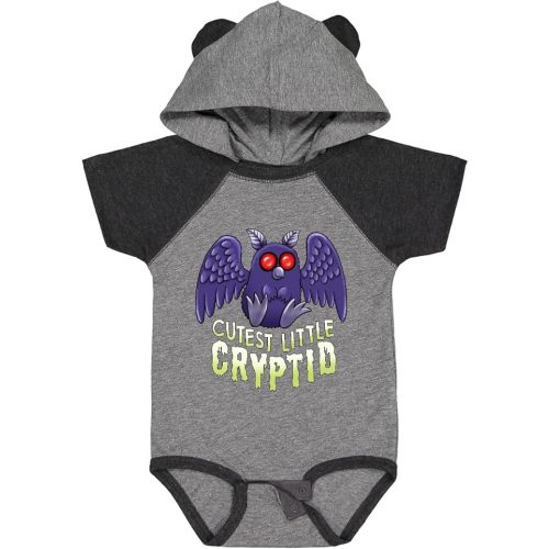 inktastic Cutest Little Cryptid- Mothman Baby Bodysuit
