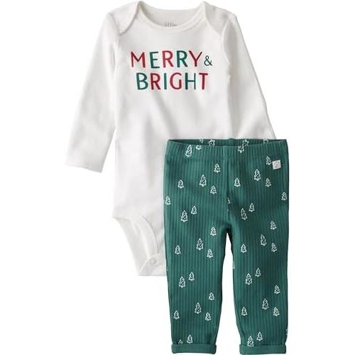 little planet by carter's baby-girls 2-piece Bodysuit and Pant Set Made With Organic CottonSet
