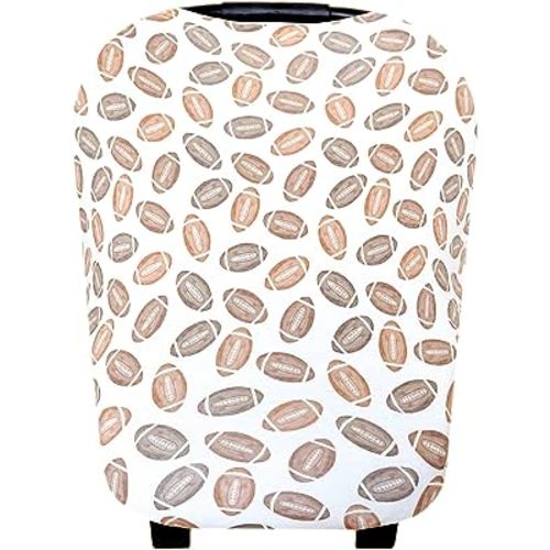 Copper Pearl Multi-Use Cover: Car Seat Covers, Nursing Cover, and Stroller Cover for Sun - Stretchy Fabric, All-Season Use, Stylish Designs, Easy Access for Moms - Blitz