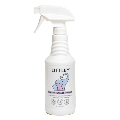 Littley Toy & Surface Cleaner - Hypochlorous Acid + Himalayan Minerals Safe Sanitizing Spray for Kids’ Toys & Gear - 16oz