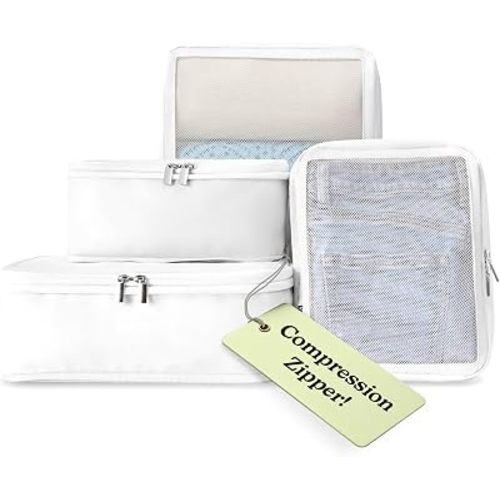Vandel Space-Saving Compression Packing Cubes for Women 4-Pack Compressible
