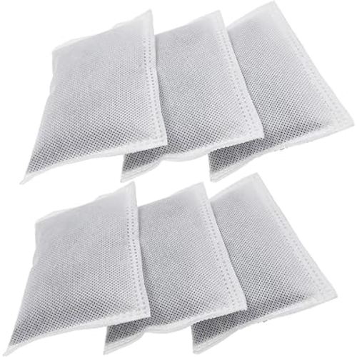 Trash Can Deodorizer Kit Stick-On Activated Carbon Odor Eliminator for Large Trash Cans, Indoor Kitchen Compost bins, Big Step or Touchless Sensor Garbage Cans (6 Refill Filters)