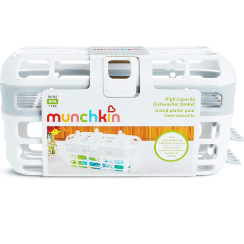 Munchkin® High Capacity Dishwasher Basket, 1 Pack, Grey