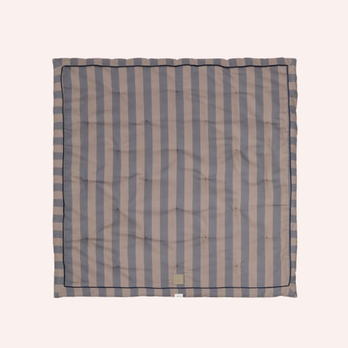 Striped Play Mat - Eggplant