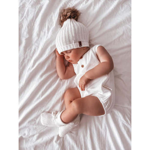 White Bubble Romper