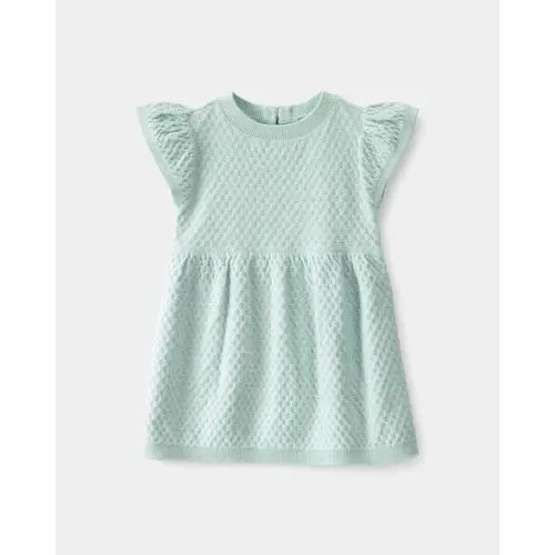 Baby Girl Sweater Dress - Green | Carter's