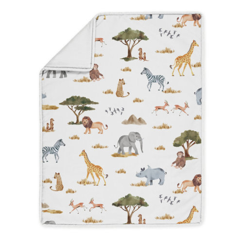 Sweet Jojo Designs Jungle Animals 3 Piece Mini Crib Bedding Set by Sweet Jojo Designs | Wayfair