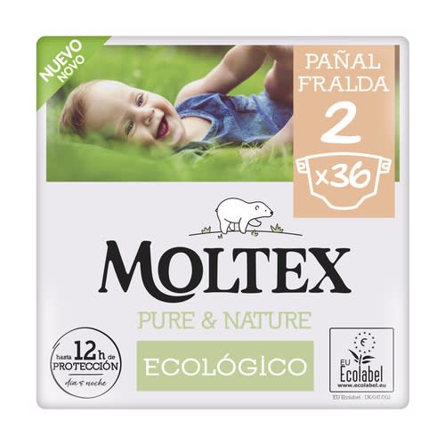 Diapers Moltex Pure & Nature T2 (3-6 kg)