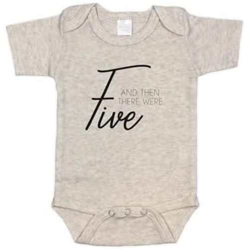 Then There Were Five Infant Bodysuit, Pregnancy Announcement