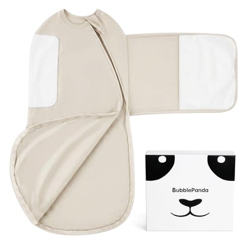 BubblePanda Swaddles for Newborns Rayon Made from Bamboo Silent Velcro