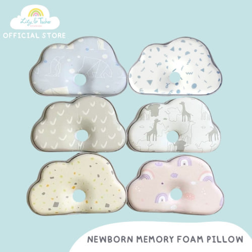 Lily and Tucker Newborn Memory Foam Head and Neck Pillow