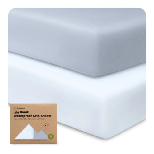 2-Pack Isla [Protect+] Waterproof Crib Sheets