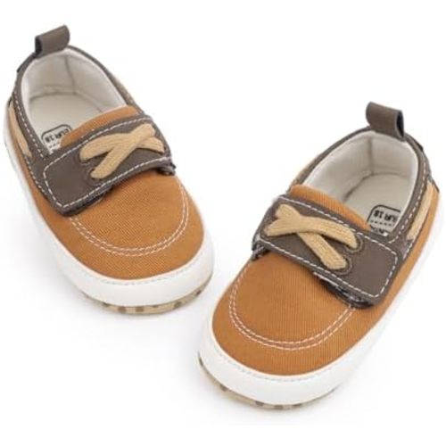 Infant Baby Boys Girls Canvas Sneaker Toddler Slip On Anti Skid Newborn First Walkers Candy Shoes for 0-18 Months