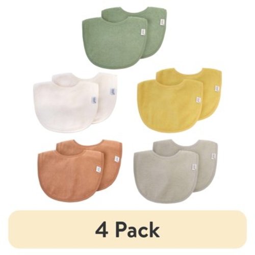 (4 pack) Neat Solutions Unisex 10 Pack Infant Bib