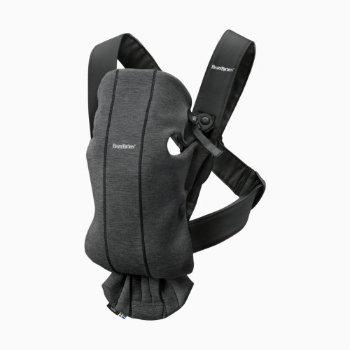 BabyBjörn Baby Carrier Mini - Charcoal 3 D Jersey