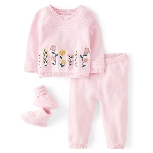 Gymboree baby-girls Sweater Long Sleeve Top Pants and Socks 3-piece Set