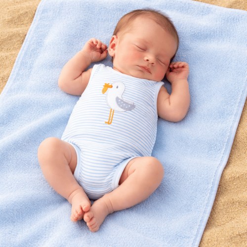 Seabird Shores Applique Bodysuit