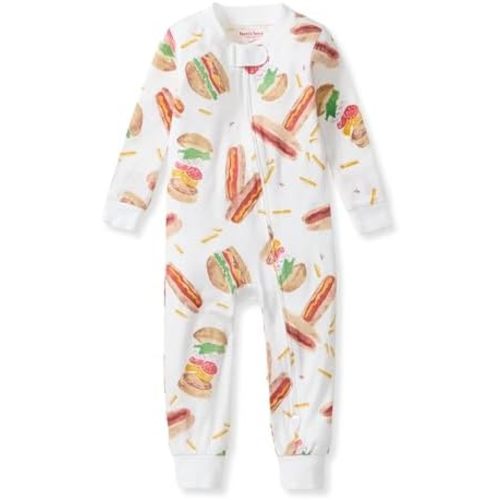 Burt's Bees Baby Baby Sleeper Pjs, Honeysoft Lyocell Jersey Pajamas, Footless One-piece Zip-up, Snug Fit Pajamas
