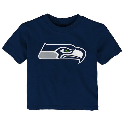 Infant Seattle Seahawks College Navy Primary Logo T-Shirt