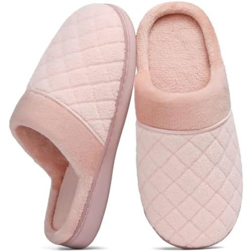 Unisex House Slippers for Women Men Memory Foam Indoor Bedroom Shoes