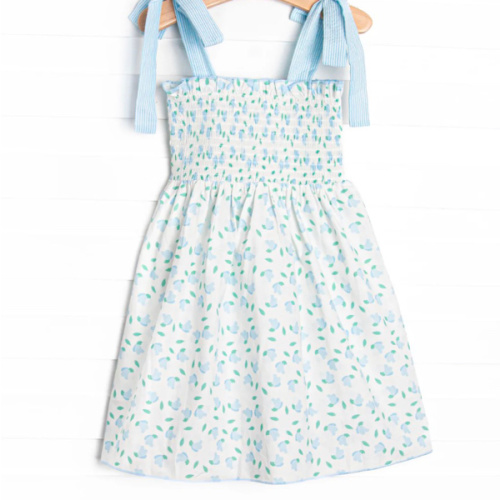 Southern Magnolia Dress, Blue – Stitchy Fish
