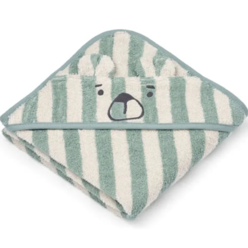 Liewood - Albert Bath Cape - Peppermint/Crème