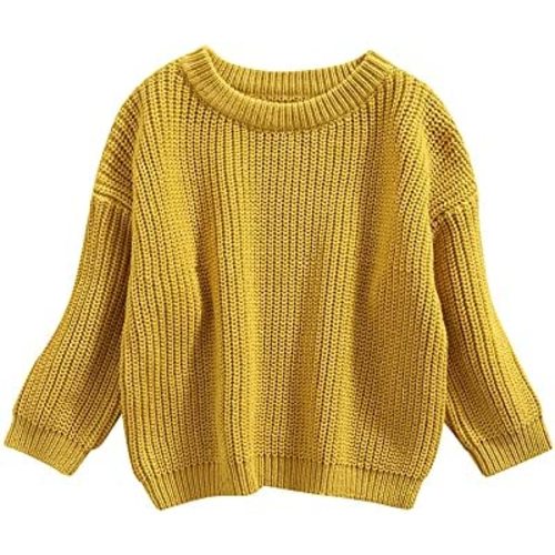 Autumn Winter Warm Outfits Baby Girl Cute Long Sleeve Knitted Sweater Pullover Top