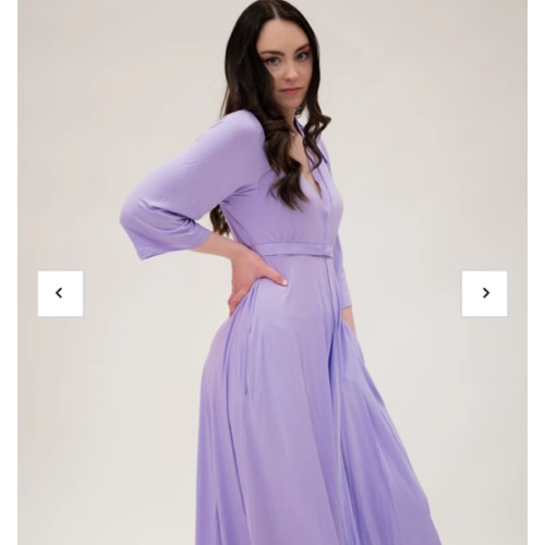 Lila Labor & Postpartum Gown in Lilac