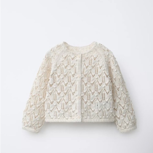 LINEN BLEND CARDIGAN - Light beige | ZARA United States