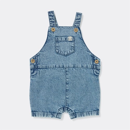 Dymples Baby Denim Dungaree - Light Denim - Size 1