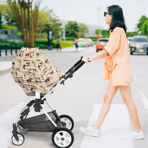 Sweet Jojo Designs Wild West Cowboy Multi Use Baby Car Seat and Nursing Cover by Sweet Jojo Designs | Wayfair