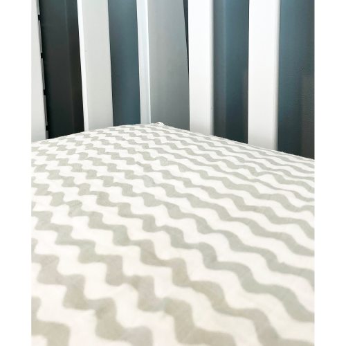 Baby Waves Muslin Crib Sheet