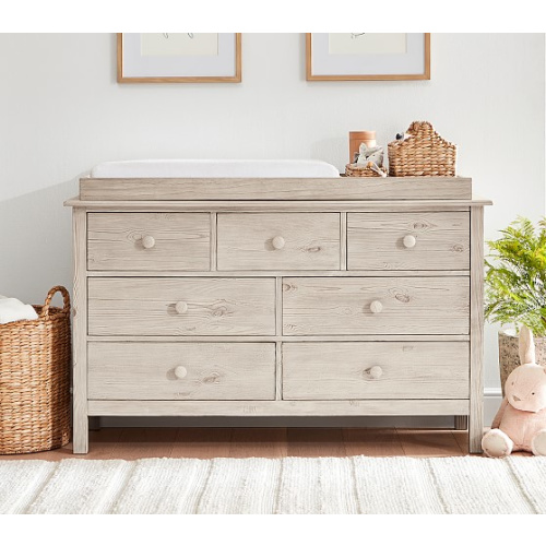 Kendall Extra-Wide Nursery Dresser & Topper Set