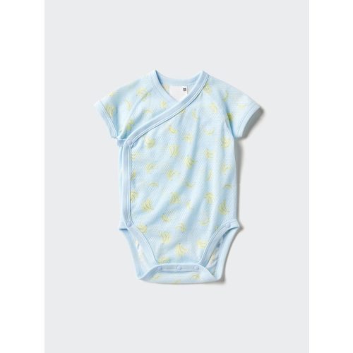 Baby Cotton Mesh Bodysuit | Open Front | Printed | UNIQLO US