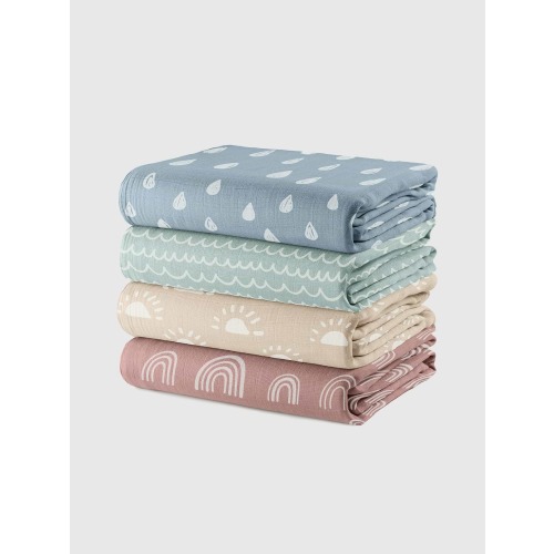 Comfy Cubs Muslin Swaddle Blanket