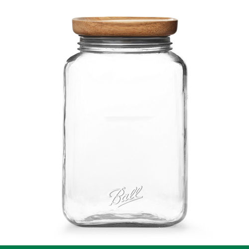 Ball® 15.6 Cup Stack & Store Mason Jar with Wooden Lid