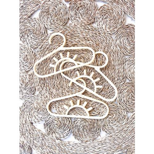 Rattan Hanger, Wood Hanger, Kids Rattan Hanger, Clothing Hangers, Baby Hanger, Nursery Hanger, Eco-Friendly Hanger