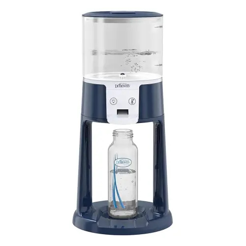 Dr. Brown's Insta-Prep Warm Water Dispenser to Instantly Prepare Baby’s Formula Bottle,Large Capacity Glass Tank with 3 Temperature Settings,Blue