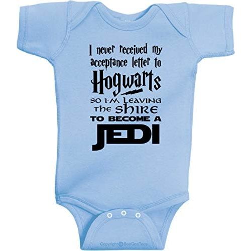 I Never Received My Acceptance Letter Funny Baby Wizard Romper Infant Bodysuit